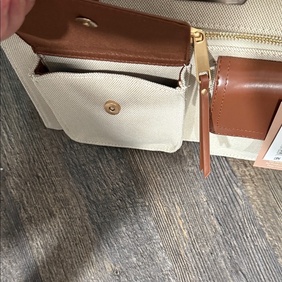 Cream and Brown Women's Tote Bag - Picture 10 of 10